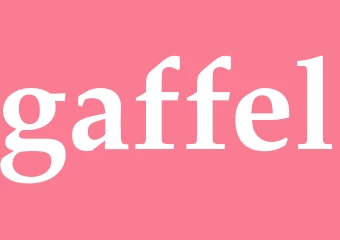 Synonym gaffel