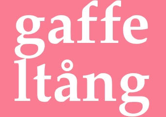 Synonym gaffeltång