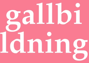 Synonym gallbildning