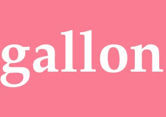 Synonym gallon