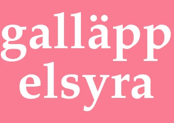 Synonym galläppelsyra
