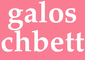 Synonym galoschbett