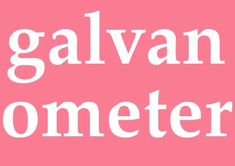 Synonym galvanometer