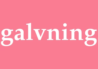 Synonym galvning