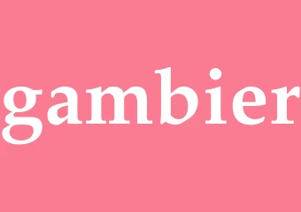 Synonym gambier