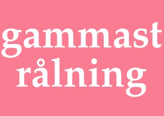 Synonym gammastrålning