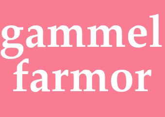 Synonym gammelfarmor