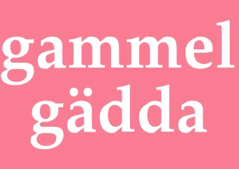 Synonym gammelgädda