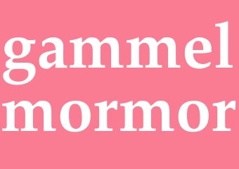 Synonym gammelmormor