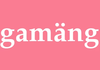 Synonym gamäng