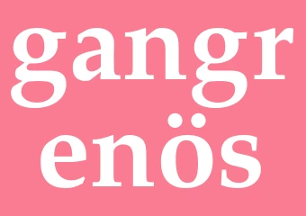 Synonym gangrenös
