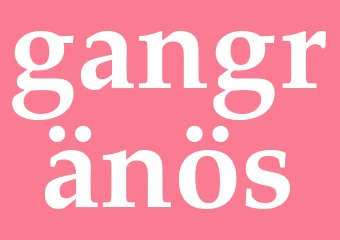 Synonym gangränös