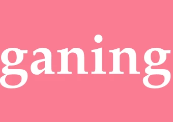 Synonym ganing