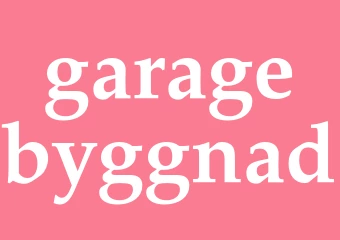 Synonym garagebyggnad