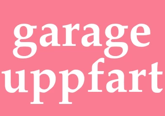 Synonym garageuppfart