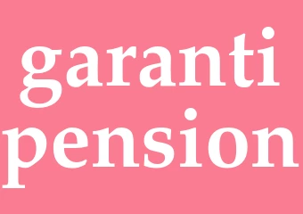 Synonym garantipension