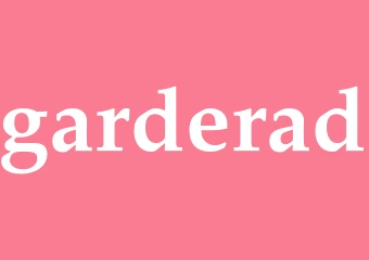 Synonym garderad
