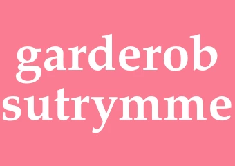 Synonym garderobsutrymme