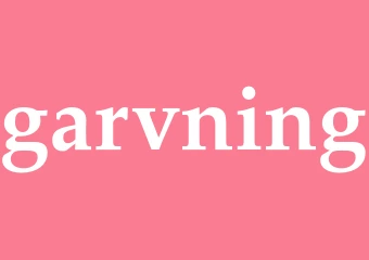 Synonym garvning