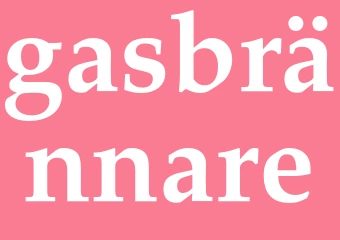 Synonym gasbrännare