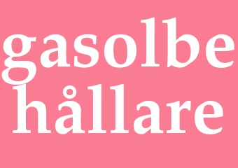 Synonym gasolbehållare