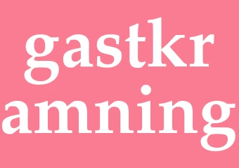 Synonym gastkramning
