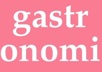 Synonym gastronomi