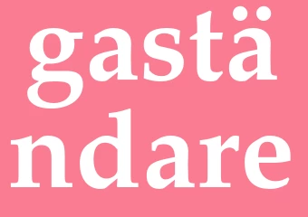 Synonym gaständare