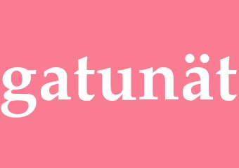 Synonym gatunät