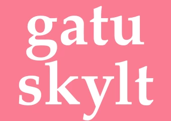 Synonym gatuskylt