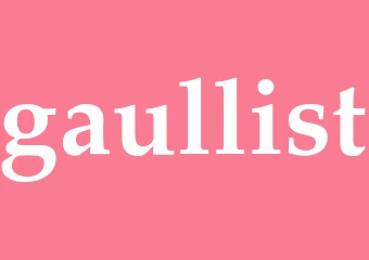 Synonym gaullist