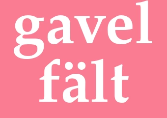 Synonym gavelfält