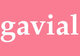 Synonym gavial