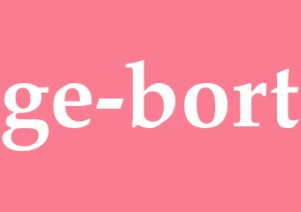 Synonym ge bort