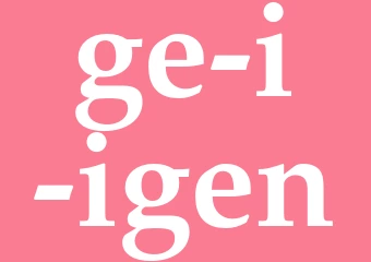 Synonym ge i igen