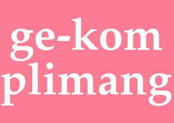 Synonym ge komplimang