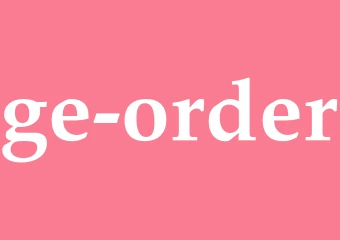 Synonym ge order