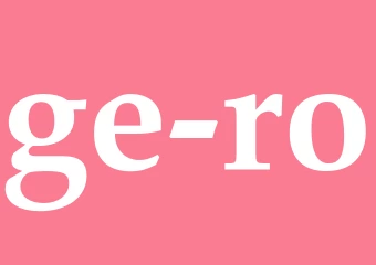 Synonym ge ro