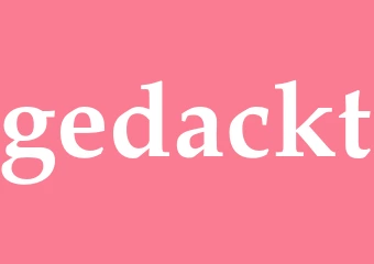 Synonym gedackt