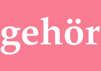 Synonym gehör