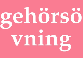Synonym gehörsövning