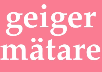 Synonym geigermätare