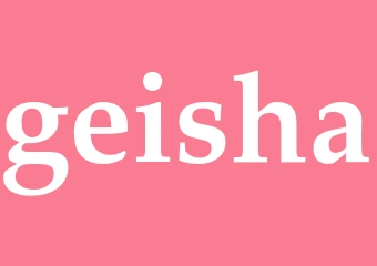Synonym geisha