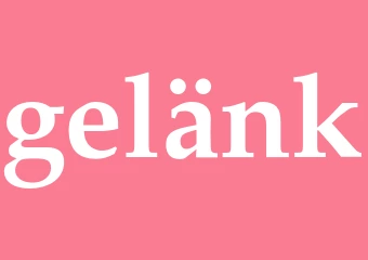 Synonym gelänk