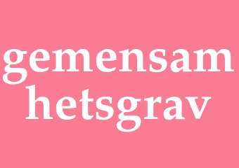 Synonym gemensamhetsgrav