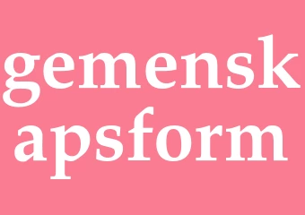 Synonym gemenskapsform