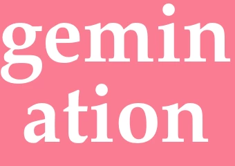 Synonym gemination