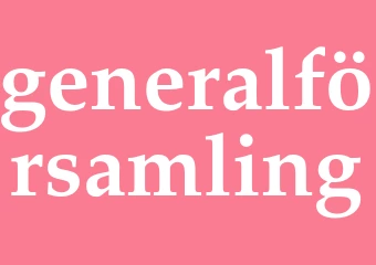 Synonym generalförsamling