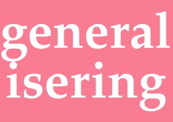 Synonym generalisering