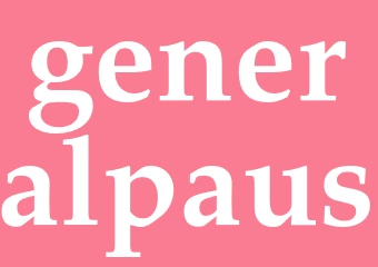 Synonym generalpaus